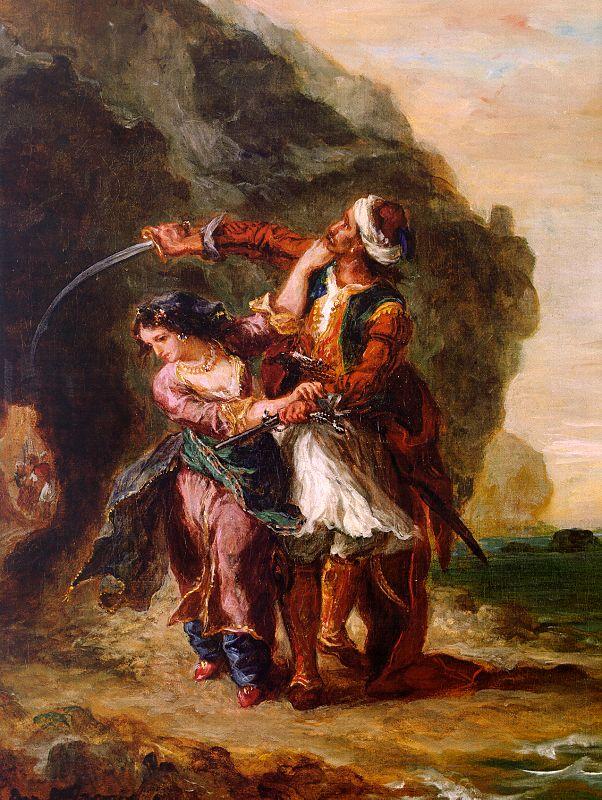 Eugene Delacroix The Bride of Abydos